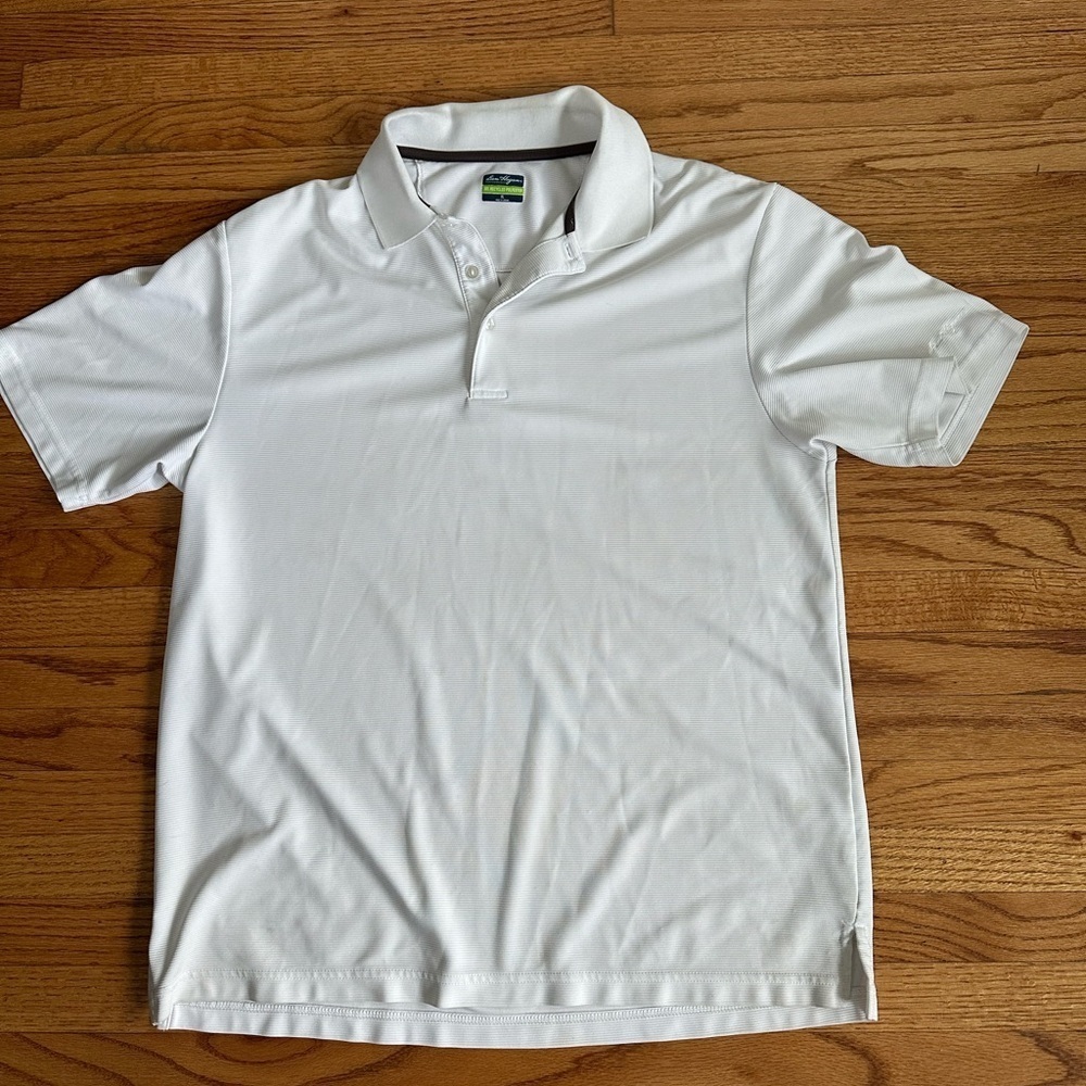 White Men's Polo Shirt XL